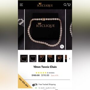 Ice clique Tennis chain